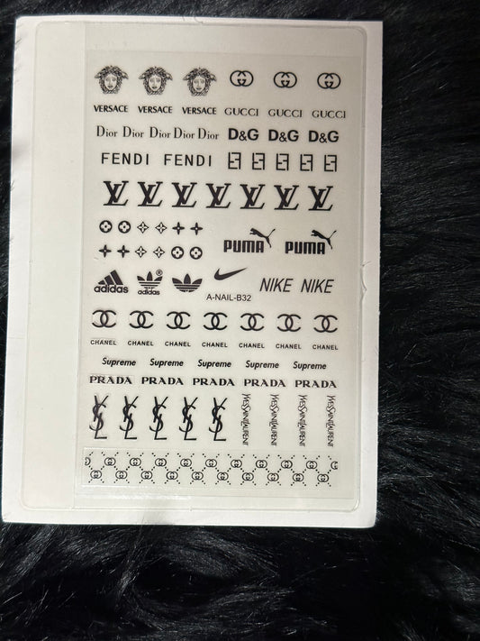 Nails - Multi Designer Stickers