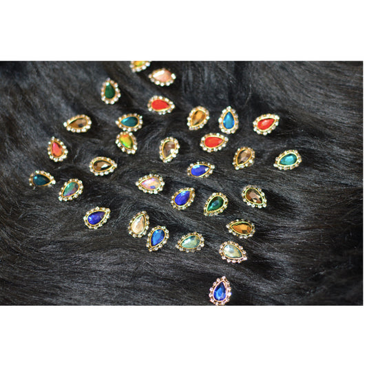 Nails - Water Drop Loose Nail Rhinestones