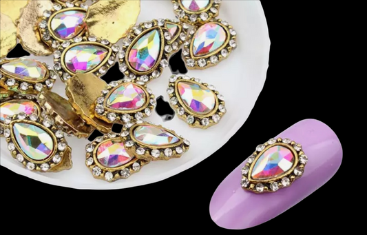 Nails - Water Drop Loose Nail Rhinestones