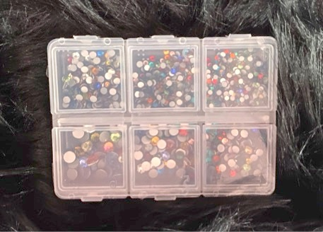 Nails - Multi Color Rhinestones